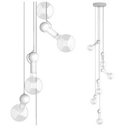 Filotto Filotto - Magnetic Suspension with 6 Drops - Cascata White