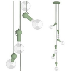 Filotto Filotto - Magnetic Suspension with 6 Drops - Cascata Green