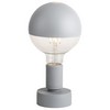 photo Filotto – Tischlampe mit LED-Glühbirne – Grau Maria 1