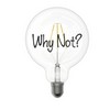photo Filotto - LED bulb with writing - Tattoo Why Not 1