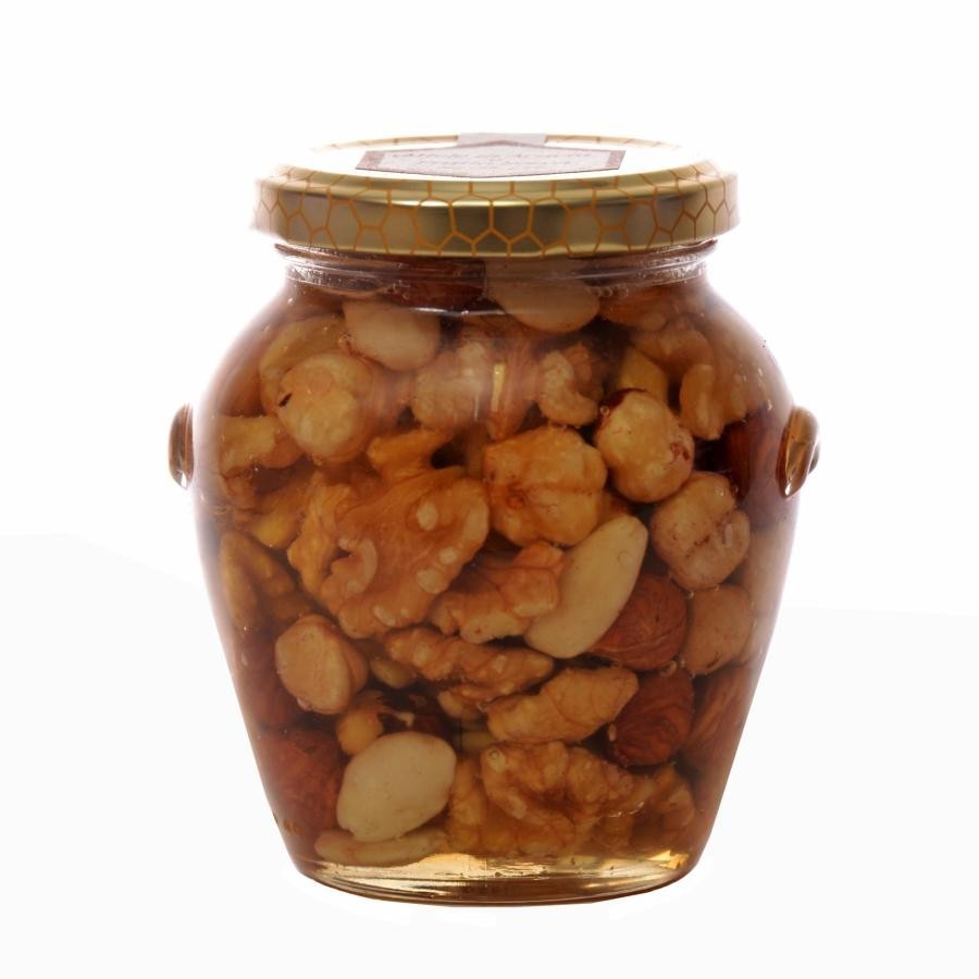 Acacia Honey with Mixed Nuts 120g jar
