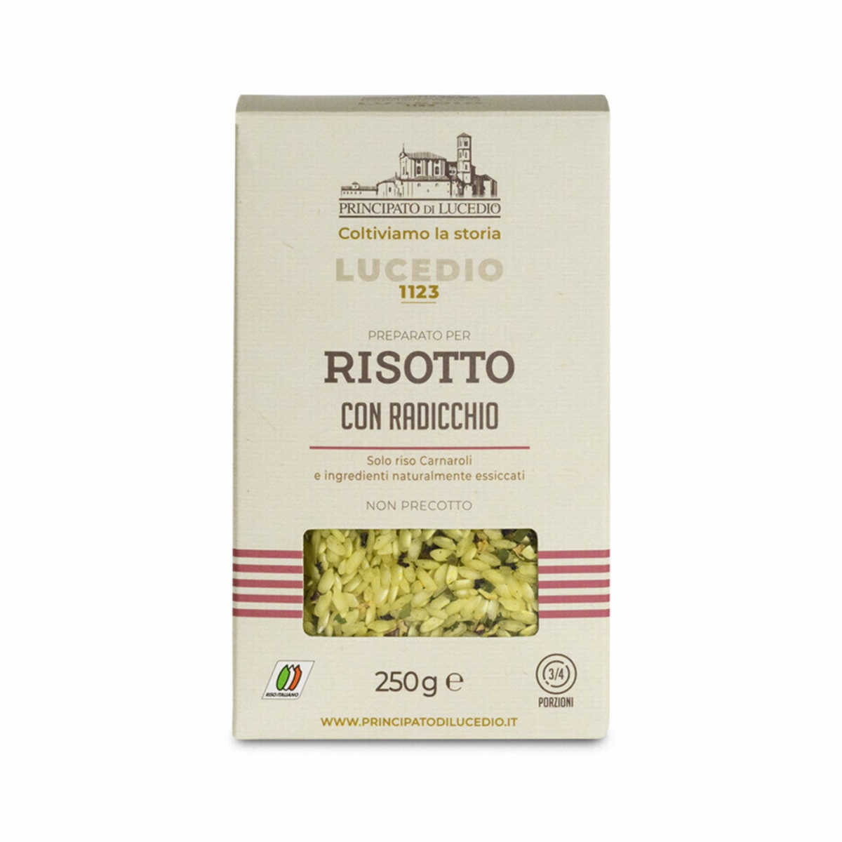 Risotto with Radicchio - 250 g - Packaged in a protective atmosphere