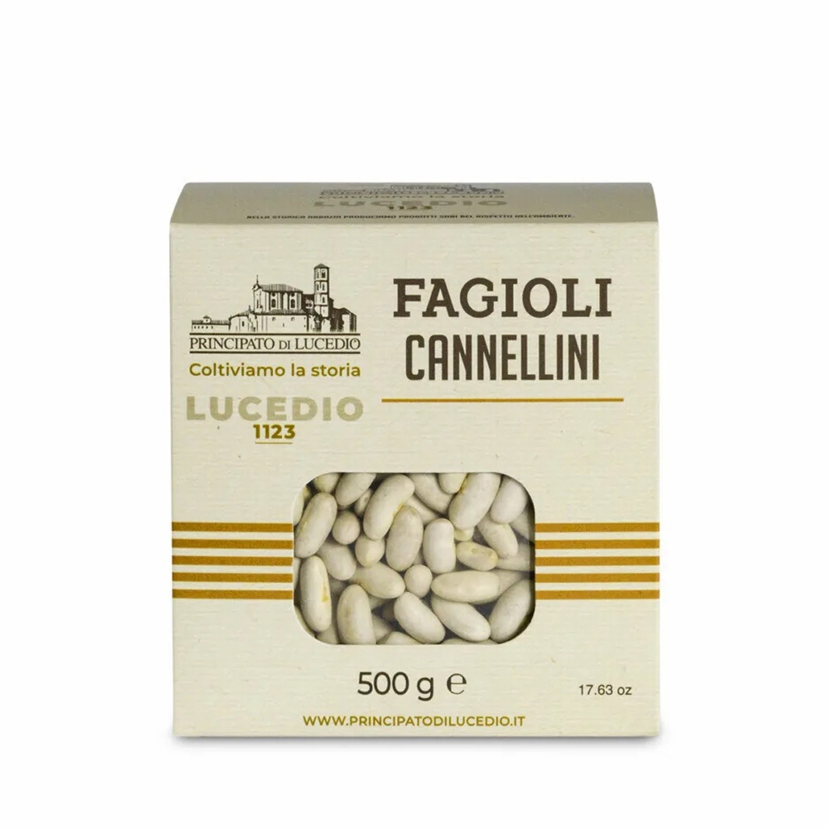Fagioli Cannellini - 500 g - Confezionato in Atmosfera Protettiva e Astuccio di Cartone