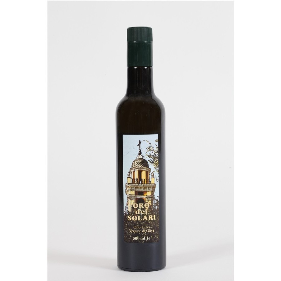 OLIVE OIL MILL SOLARI MAURO - ORO DEI SOLARI - Extra virgin olive oil 0.50 liters Leivi