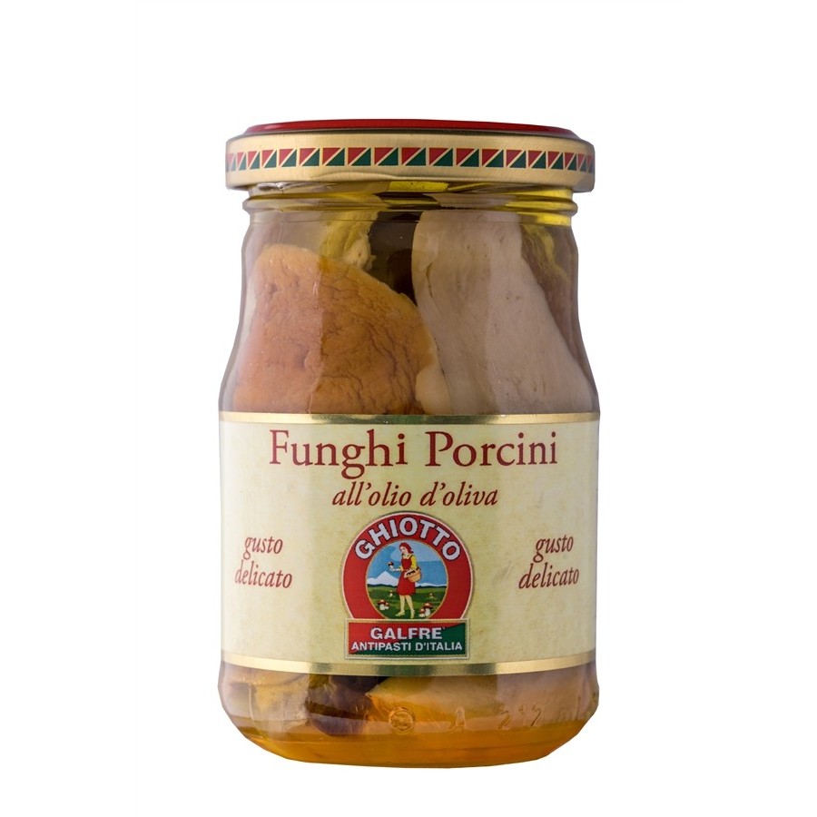 Speciali Golosità sott'olio d'oliva-Flacone Funghi di Muschio g. 190