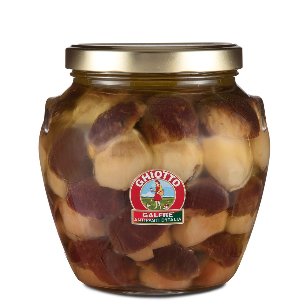 Whole Porcini Mushrooms in Olive Oil - Jar 1.6 Kg