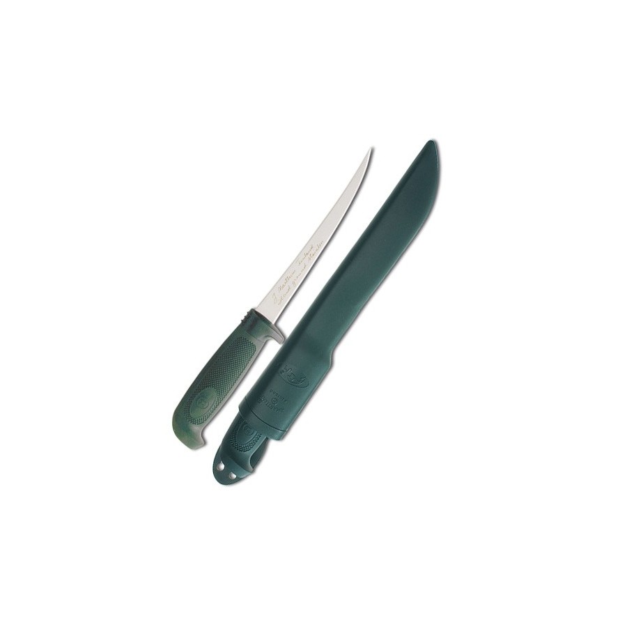 photo ''Basic 6'''' Threaded knife with stainless steel blade and rubber handle''