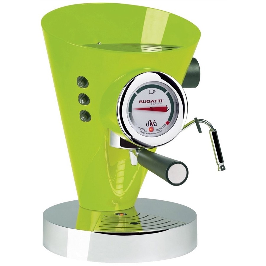 Celebrity loyalitet trække Bugatti Diva Espresso coffee machine Green BUGATTI Coffee machines Products