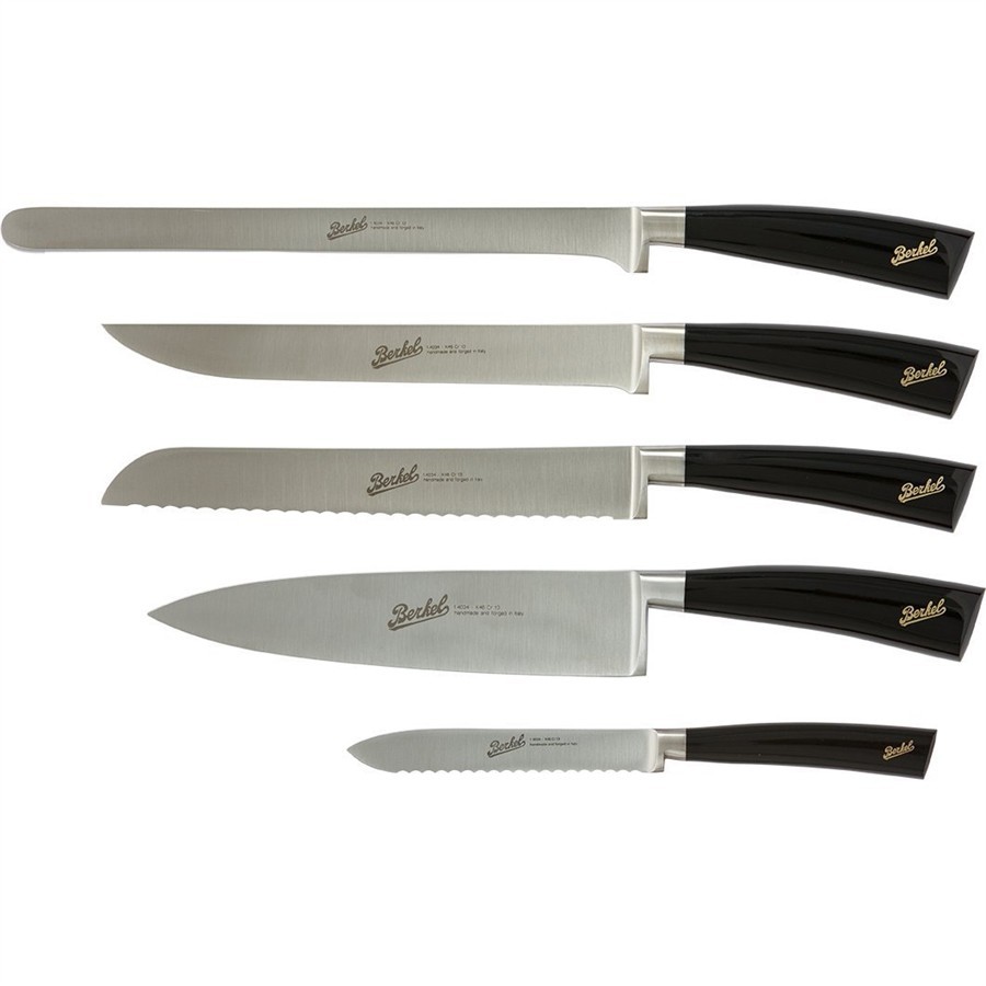 Berkel - Elegance Set 5 coltelli chef Nero
