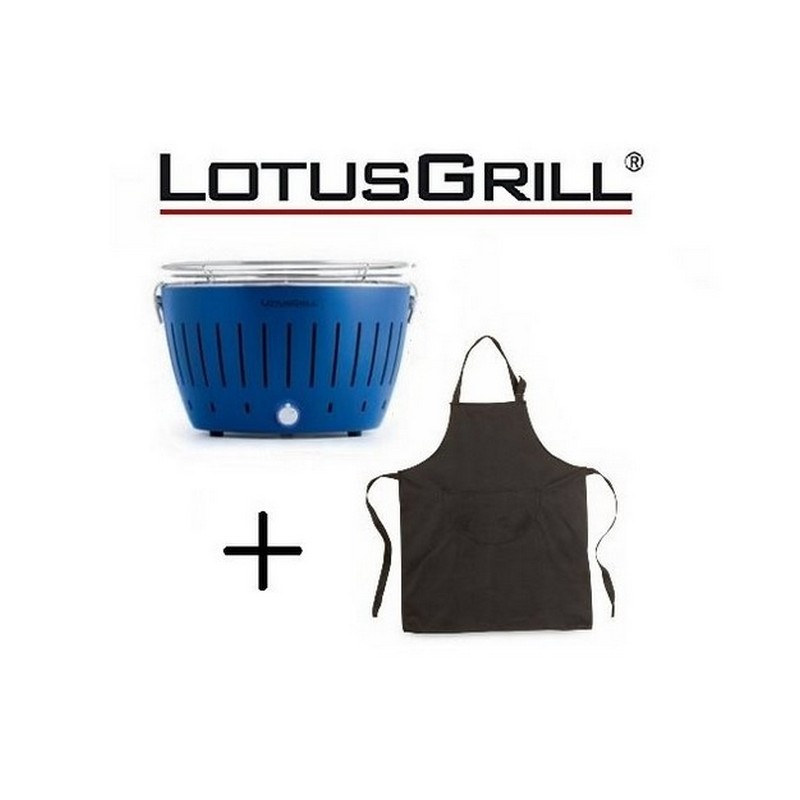 Blue LotusGrill New Model 2019 Barbecue with Batteries and USB Power Cable 