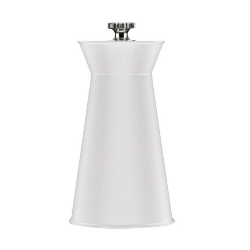 Alessi-PÃ©pÃ© le Moko Pepper, salt and spice mill in thermoplastic resin, white