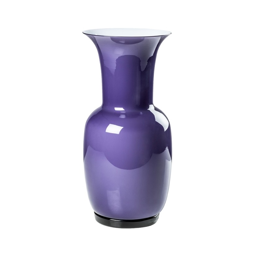 Venini - Ballotton single flower vase XL Indigo Filo R Vivo