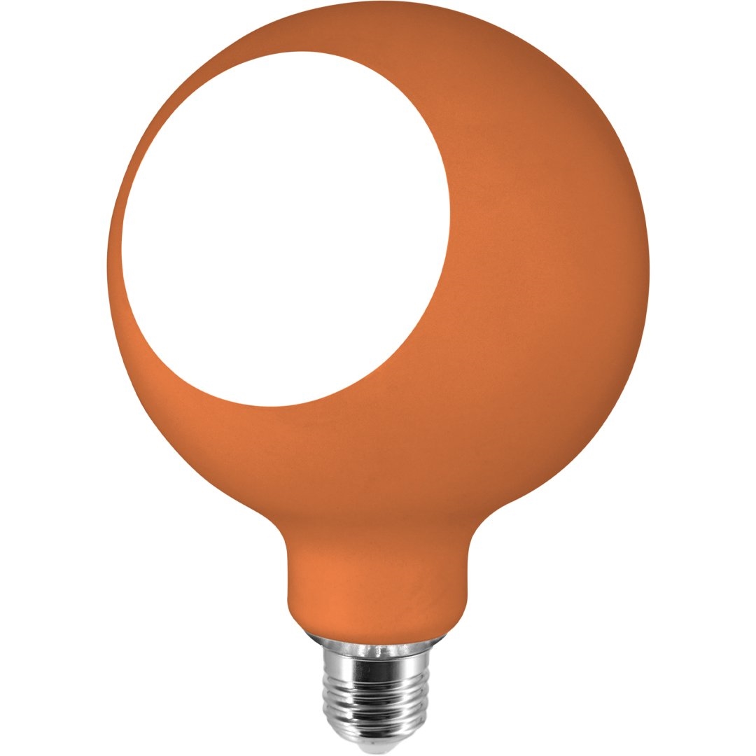 led lamp with porthole² - orange camo