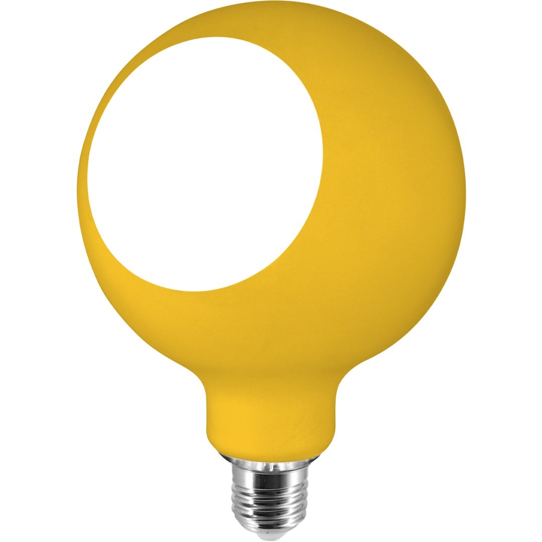 – led-lampe mit bullauge² – gelbes tarnmuster