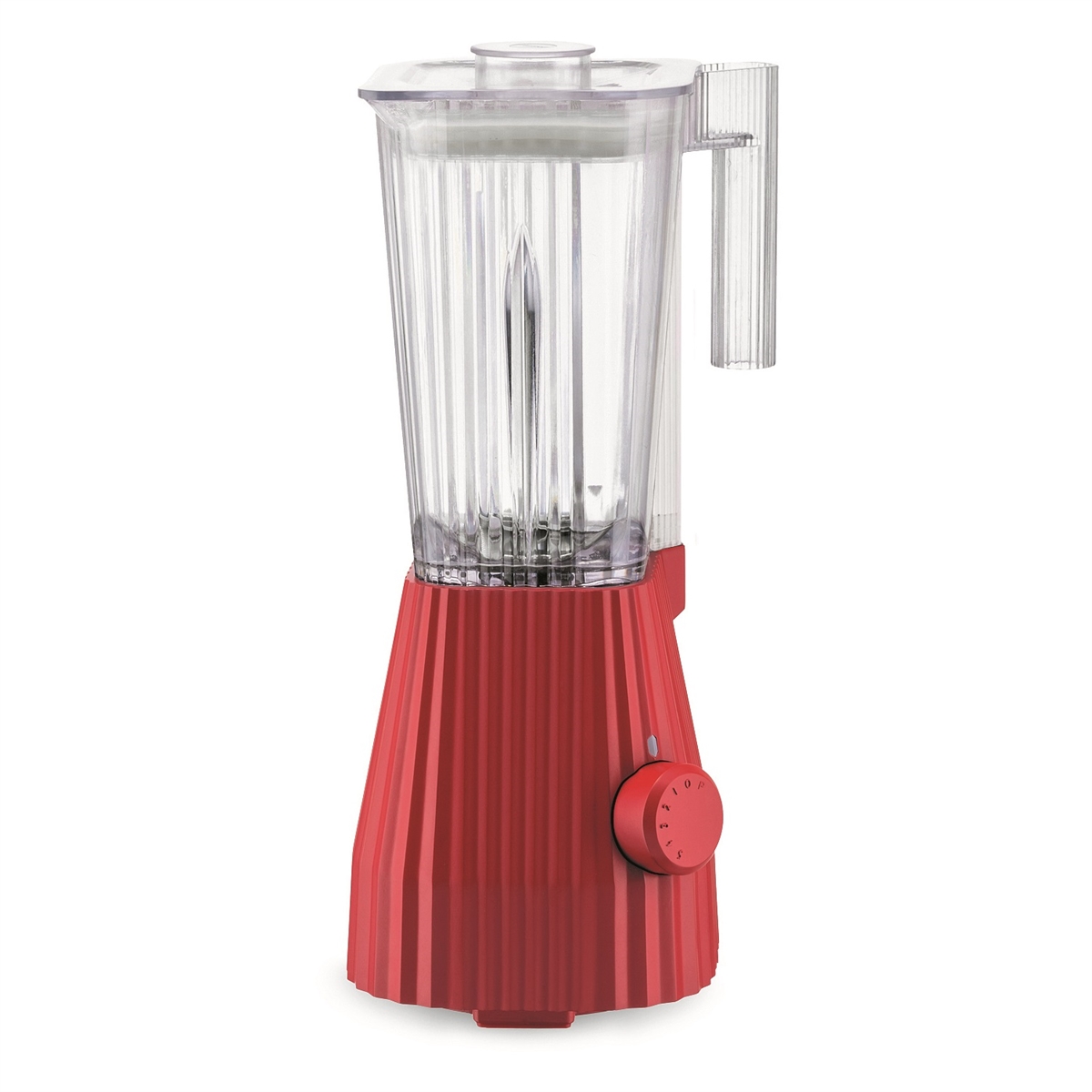 Alessi - Plissè - Blender in thermoplastic resin with graduated jug - 700 W - 150 cl - Red