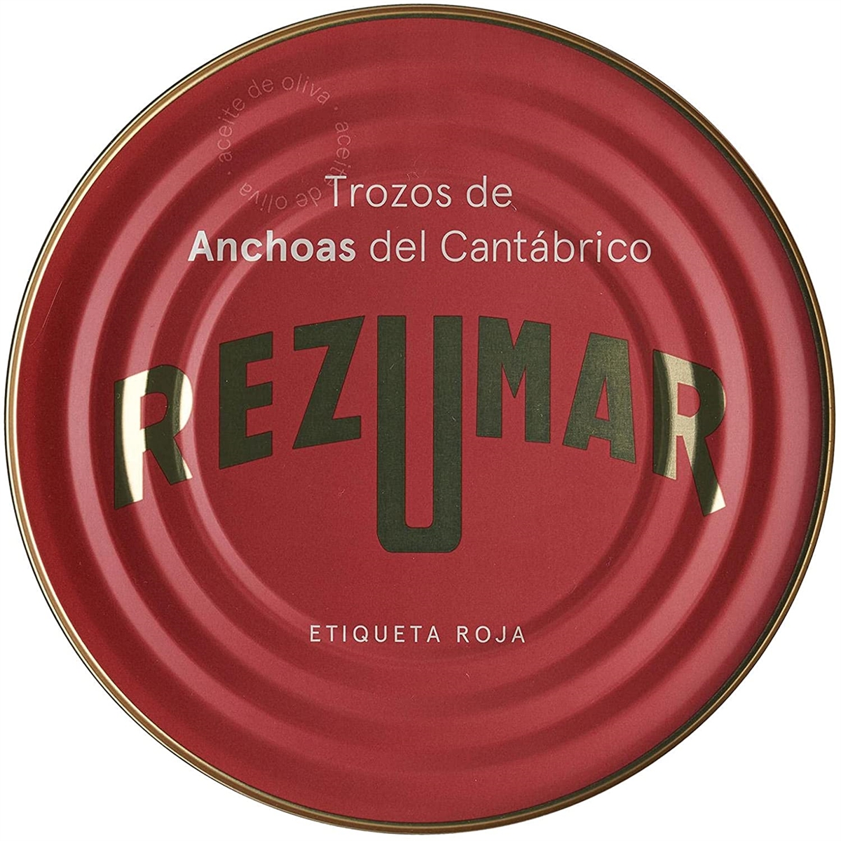 red label - kantabrische sardellenfilets in stücken - 520 g
