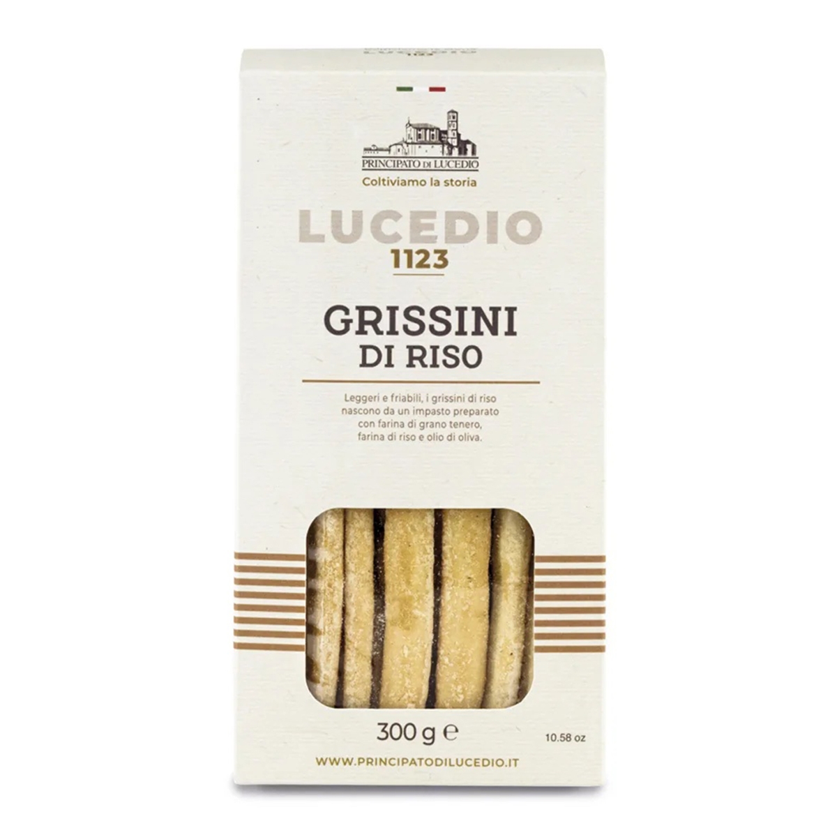 Grissini - 300 g - Sacchetto in Cellophane con Astuccio di Cartone