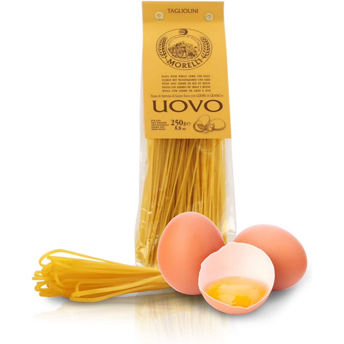 photo Antico Pastificio Morelli - Wheat Germ Pasta with Egg - Tagliolini - 250 g