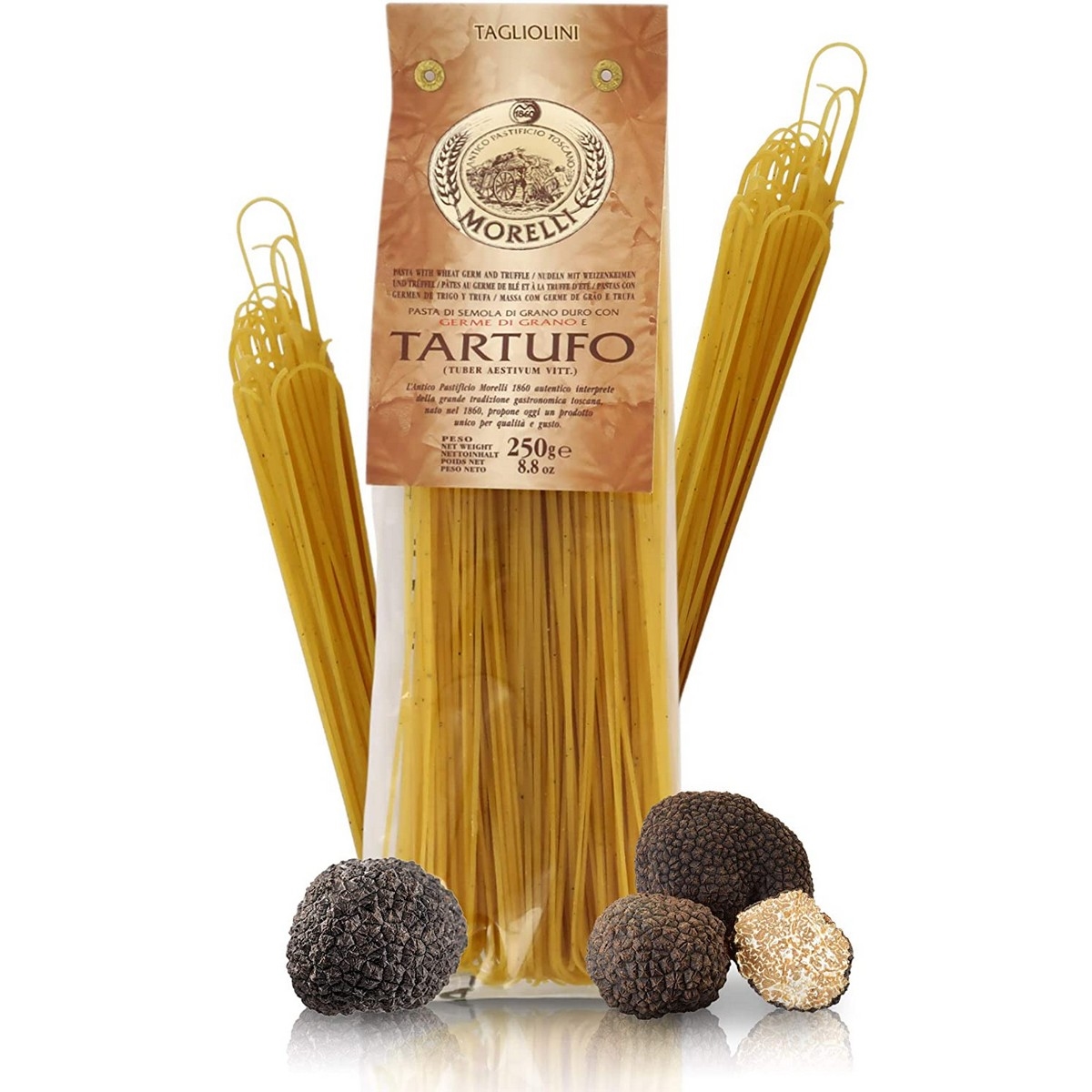 Antico pastorio morelli - pasta con sabor - trufa - tagliolini - 250 g