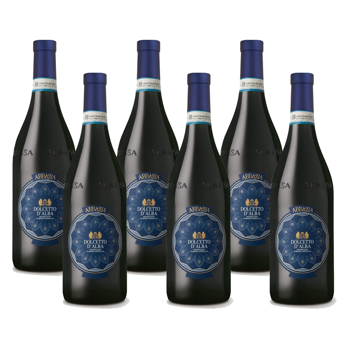 Abbazia di San Gaudenzio - Dolcetto d'Alba DOC - 6 Bottiglie da 0,75 l