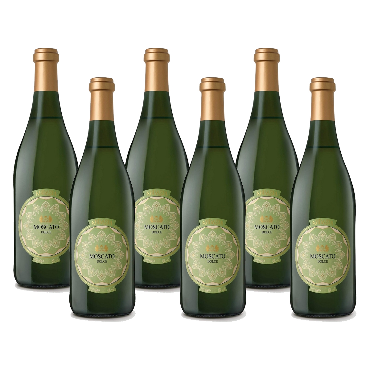 Fortunino Bianco D.O.C. Frizzante (Uve di Ortrugo) - 6 Wine Bottles