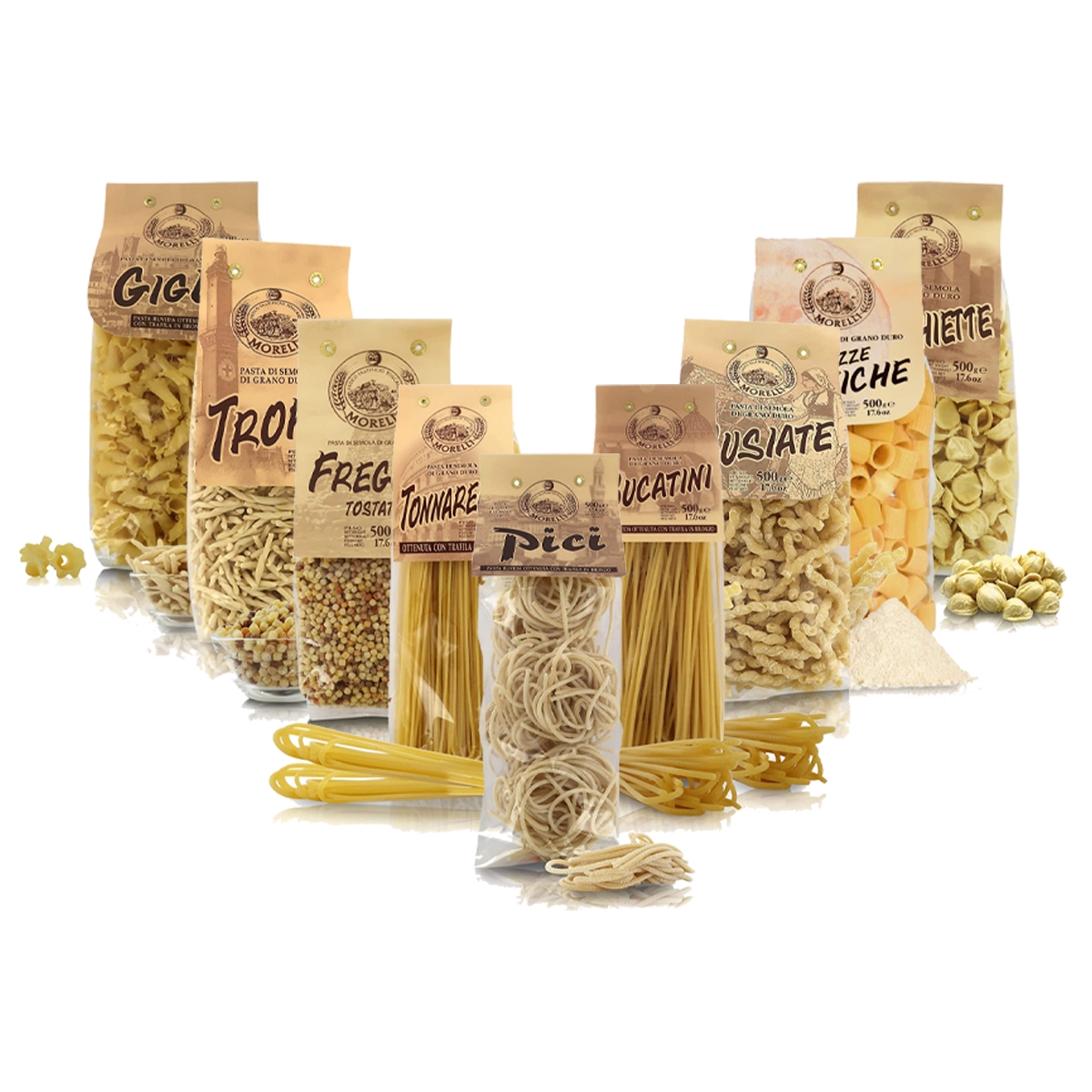 Anico pastorio morelli - pasta de germen de trigo italiano - caja 3,25 kg
