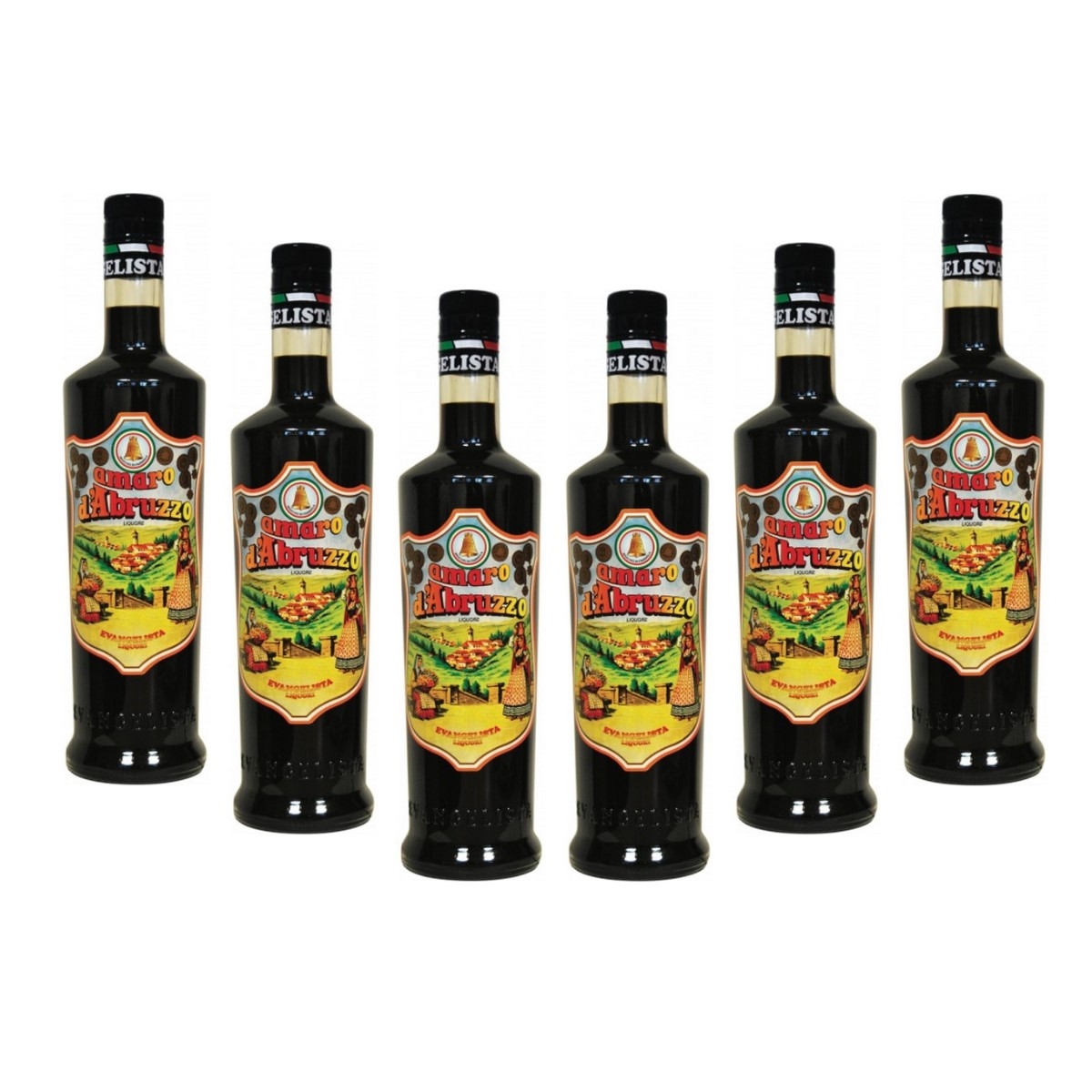 Evangelista Liqueurs - Amaro d'Abruzzo - 6 bottles of 50 cl