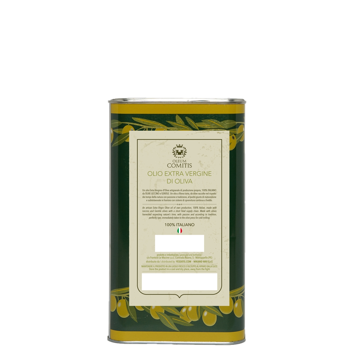 Oleum Comitis | Extra Virgin Olive Oil Cold Pressed