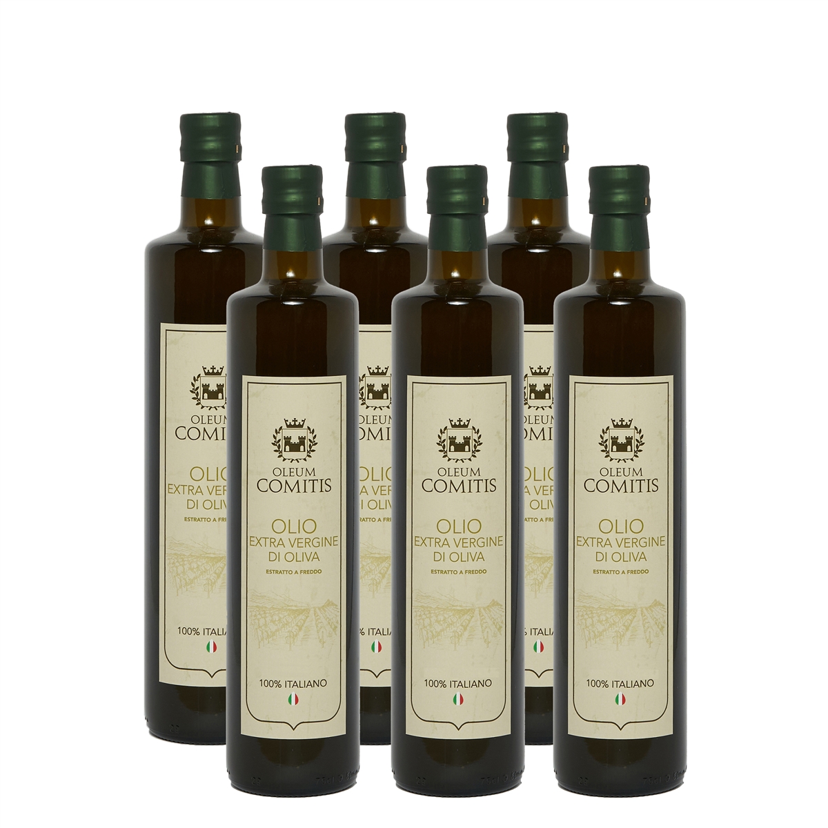 Olio Extra Vergine di Oliva 6 Bottiglie da 750 ml