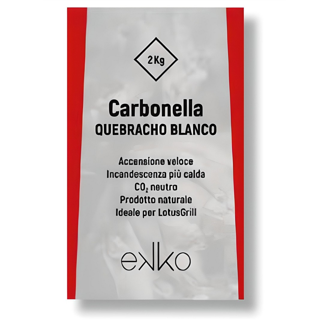 Ekko - Sacco carbonella Quebracho Blanco 2Kg