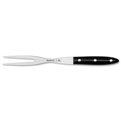 Carving fork 19 cm for Beef Roast and Stainless Steel Satin Finish Line Dolphin Black Handle