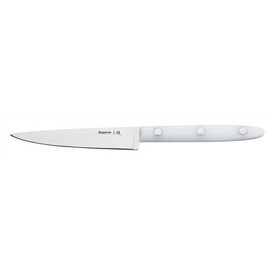 Paring knife 11cm Stainless Steel Satin Finish Line Delfino Handle White