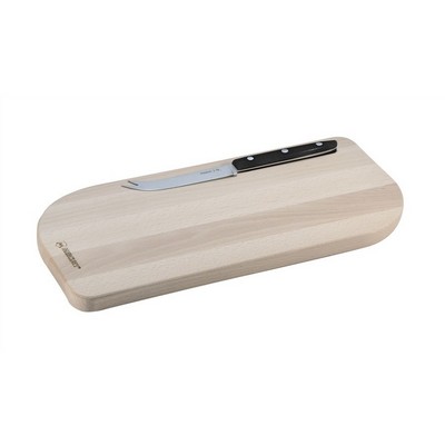 Tasting Board with 2-Point Cheese Knife - Black