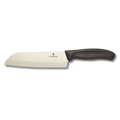 Japanese Santoku kitchen knife with ceramic blade