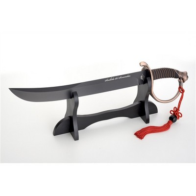 YesEatIs FOX - Sabre Sommelier handle BRONZE, BLACK steel with Teflon coating Limited Edition