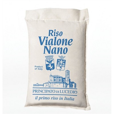 Principato di Lucedio Rice VIALONE NANO - 1 kg - in Cellophane bag with protective atmosphere and Sack Canvas
