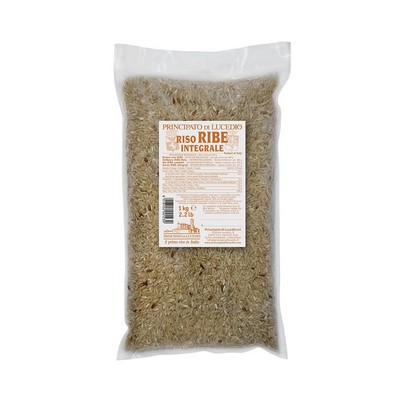 Principato di Lucedio Brown Ribe Rice - 1 Kg - Packaged in a Protective Atmosphere