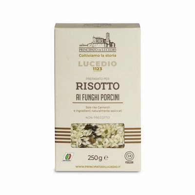 Principato di Lucedio Porcini Mushroom Risotto - 250 g - Packaged in a Protective Atmosphere