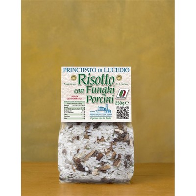 Principato di Lucedio Risotto with porcini mushrooms - 250 g - in Cellophane bag with protective atmosphere