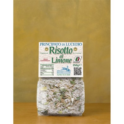 Principato di Lucedio RISOTTO with LEMON - 250 g - in Cellophane bag with protective atmosphere
