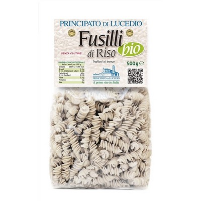 Principato di Lucedio RICE PASTA - FUSILLI RISO - 500 g - in Cellophane bag with protective atmosphere