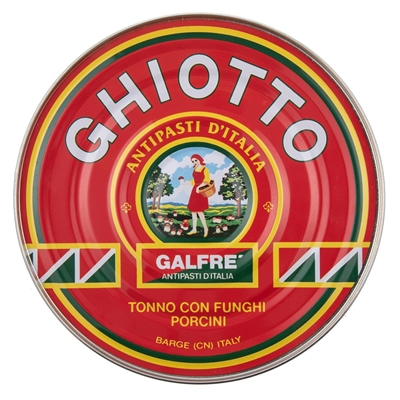 Galfrè Antipasti d'Italia Ghiotto - Atún con Setas Porcini - 1,7 Kg