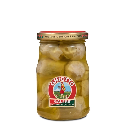 Galfrè Antipasti d'Italia Artichauts entiers à l'huile d'olive - Bouteille de 190 g