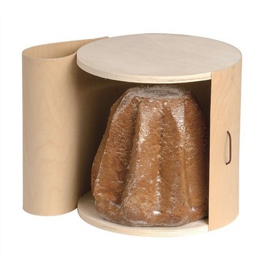 Wooden Leaf Cylinder for Gift Basket - 22