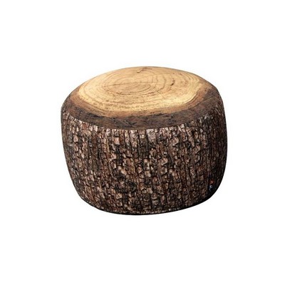 MeroWings Maxi Sgabello a forma di Ceppo per Esterno - 60 x 35 cm - Forest Stump