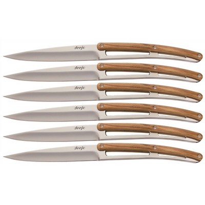 Olive Tree Mirror-Set of 6 table knives mirror