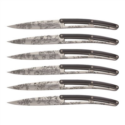 Toile De Jouy Paperstone Mirror-Set of 6 table knives mirror