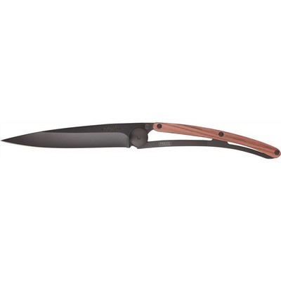 Black 37g-pocket folding knife with lock and belt clip-Rosewood