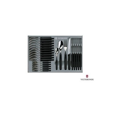 Set of cutlery of 24 pieces with steak knives - With elegant Box