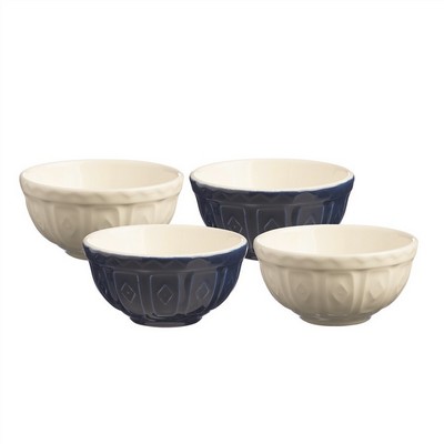 Mason Cash Set of Bowls Varsity - Blue and White
